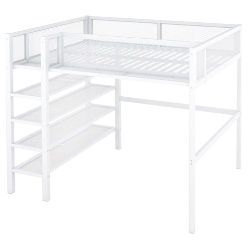 Full Metal Loft Bed with Workstation