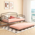twin daybed with twin trundle, Black